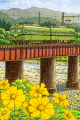 「花の鉄橋」